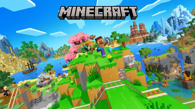 Minecraft server hosting promotional image