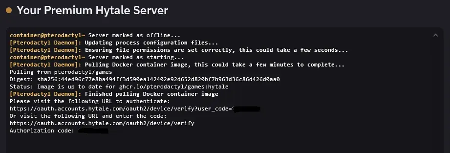 Hytale Server Authentication